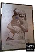 Lasergravure glaspaneel, foto 1